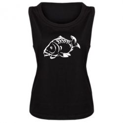 Женская майка Зеркальный карп - PrintSalon