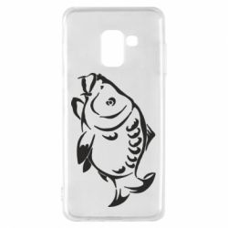 Чехол для Samsung A8 2018 Зеркальный карп - PrintSalon