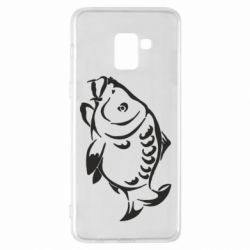 Чехол для Samsung A8+ 2018 Зеркальный карп - PrintSalon