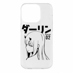Чехол для iPhone 14 Pro Zero Two Girl - PrintSalon