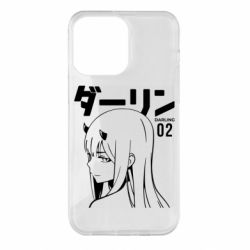Чехол для iPhone 14 Pro Max Zero Two Girl - PrintSalon