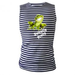 Майка-тельняшка Жабка - PrintSalon