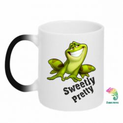 Чашка-хамелеон Жабка - PrintSalon