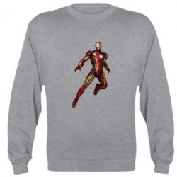 Cвитшот Железный Человек в воздухе - PrintSalon