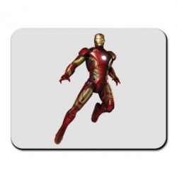 Коврик для мыши Железный Человек в воздухе - PrintSalon