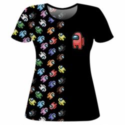 Жіноча 3D футболка Among Us Astronauts - PrintSalon