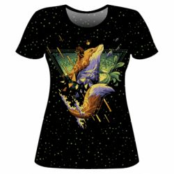 Жіноча 3D футболка Art fox - PrintSalon