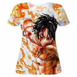 Женская футболка 3D Asce