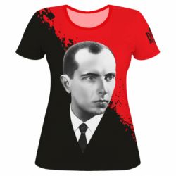 Жіноча 3D футболка Бандера. Степан Бандера - PrintSalon