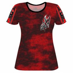 Жіноча 3D футболка Батько наш Бандера Мяу! - PrintSalon