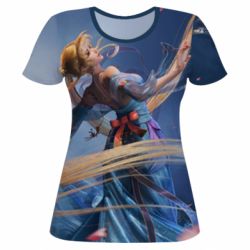 Женская футболка 3D Beautiful Sailor Moon