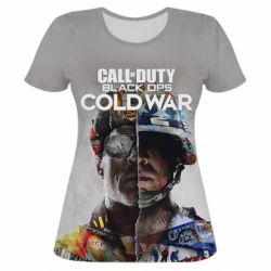 Женская футболка 3D COD BO Cold War - PrintSalon