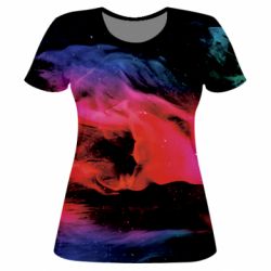 Жіноча 3D футболка Colorful art - PrintSalon