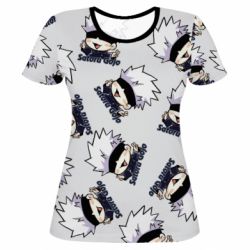 Жіноча 3D футболка Cute Satoru Gojo pattern - PrintSalon