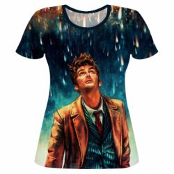 Жіноча 3D футболка Doctor Who David Tennant - PrintSalon