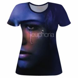 Жіноча 3D футболка Euphoria Zendaya - PrintSalon