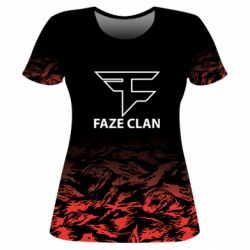 Женская футболка 3D Faze Clan 3D - PrintSalon