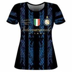 Женская футболка 3D FC Internazionale Milano