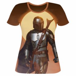 Жіноча 3D футболка Fortnite  Mandalоrian - PrintSalon