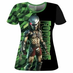 Жіноча 3D футболка Fortnite Predator - PrintSalon