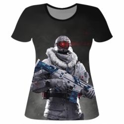 Жіноча 3D футболка Free Fire Winter Warrior - PrintSalon