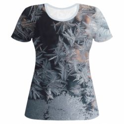 Жіноча 3D футболка Frosting pattern - PrintSalon