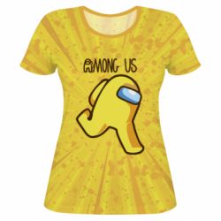 Женская футболка 3D Game hero and logo - PrintSalon