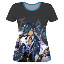 Жіноча 3D футболка Genshin Impact Kaeya - PrintSalon