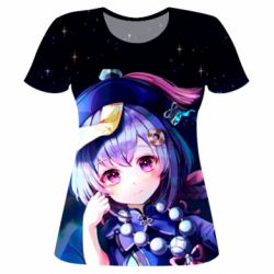 Женская футболка 3D Геншин