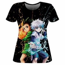 Жіноча 3D футболка Hunter X Hunter - PrintSalon