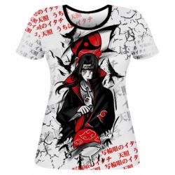 Жіноча 3D футболка Itachi Uchiha Rogue Ninja - PrintSalon