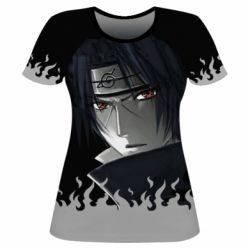 Женская футболка 3D Itachi - PrintSalon
