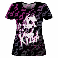 Жіноча 3D футболка Killer Queen Scull - PrintSalon