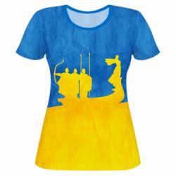 Жіноча 3D футболка Кий, Щек, Хорив і сестра їхня Либідь - PrintSalon