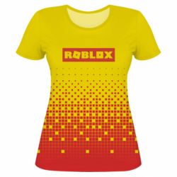 Женская футболка 3D Logo and squares - PrintSalon