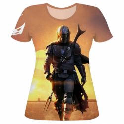 Жіноча 3D футболка Mandalorian - PrintSalon