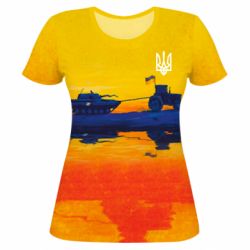 Жіноча 3D футболка Марка Добрый вечер - PrintSalon