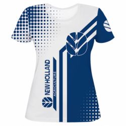 Жіноча 3D футболка NewHolland - PrintSalon