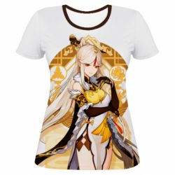 Женская футболка 3D Ningguan Genshin Impact - PrintSalon