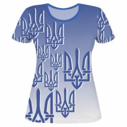 Жіноча 3D футболка Паттерн з гербом - PrintSalon