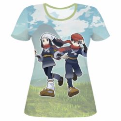 Жіноча 3D футболка Pokemon Legends : Arceus - PrintSalon