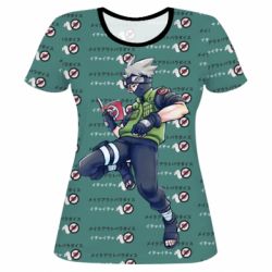 Жіноча 3D футболка Reading Kakashi