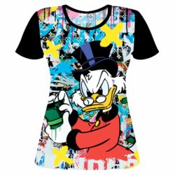 Жіноча 3D футболка Rich Scrooge McDuck - PrintSalon