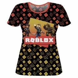 Женская футболка 3D Roblox Heroes 3D - PrintSalon