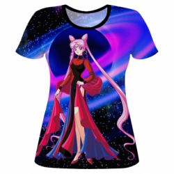 Жіноча 3D футболка Sailor moon dark lady - PrintSalon