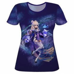 Женская футболка 3D Sangonomiya Kokomi