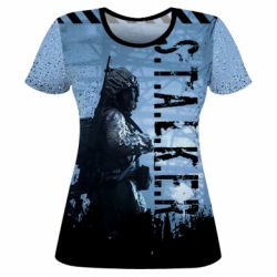 Женская футболка 3D Stalker Hunter - PrintSalon