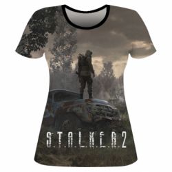Женская футболка 3D Stalker2 3D - PrintSalon