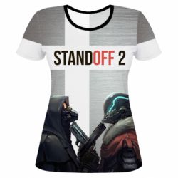 Женская футболка 3D Standoff 2 Сonfrontation - PrintSalon