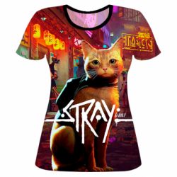 Женская футболка 3D Stray game - PrintSalon